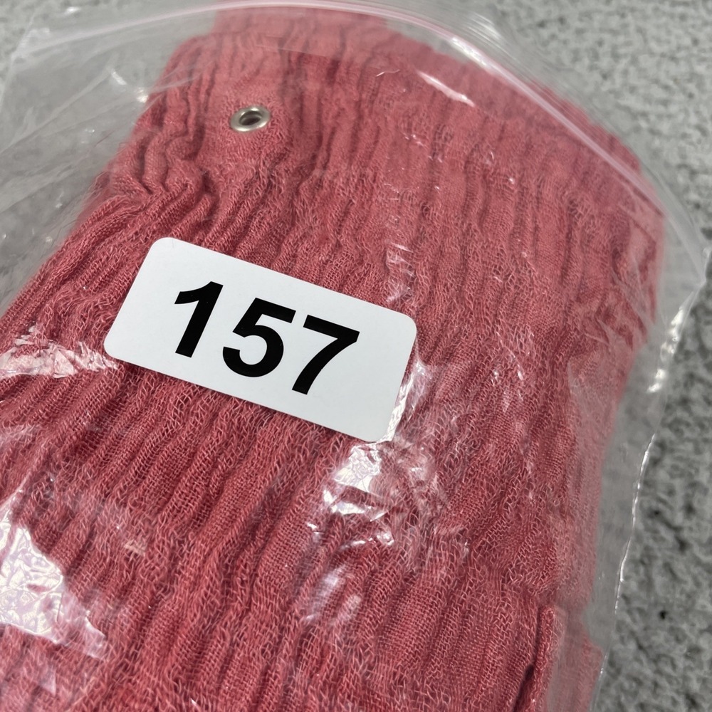 Chico's Crinkle Tunic Hoodie Womens Large Coral Pink 100% Linen Gauze Beach Boho - Picture 11 of 11